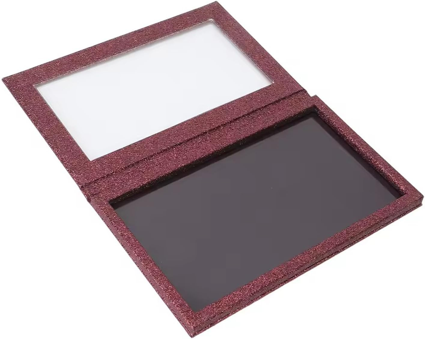 2 PCS DIY Empty Magnetic Eyeshadow Palette Black Glitter Fashion Makeup Tool Eye Shadow Plate Blusher Cosmetics image number 2