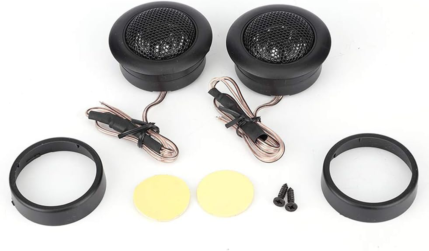 Pair of 12V 120W Car Mini Super Power Loud Dome Audio Speaker Tweeter, Professional Capacitance with Pure Copper Wiring Port, Nonmagnetic Baskets, Compact Size, Easy to Install, image number 5