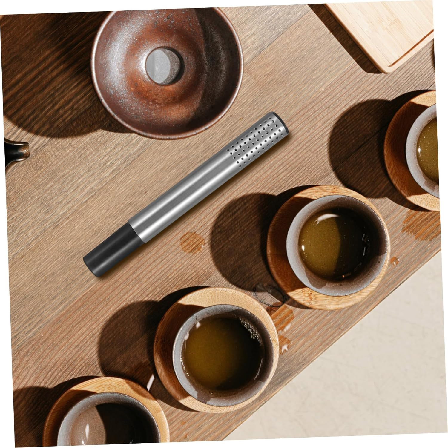 BESTYASH Stainless Steel Tea Infuser Stick Portable Mesh Filter for Loose Leaf Tea and Coffee Fine Mesh Design Easy to Clean Suitable for Home Office and Gift Use image number 2