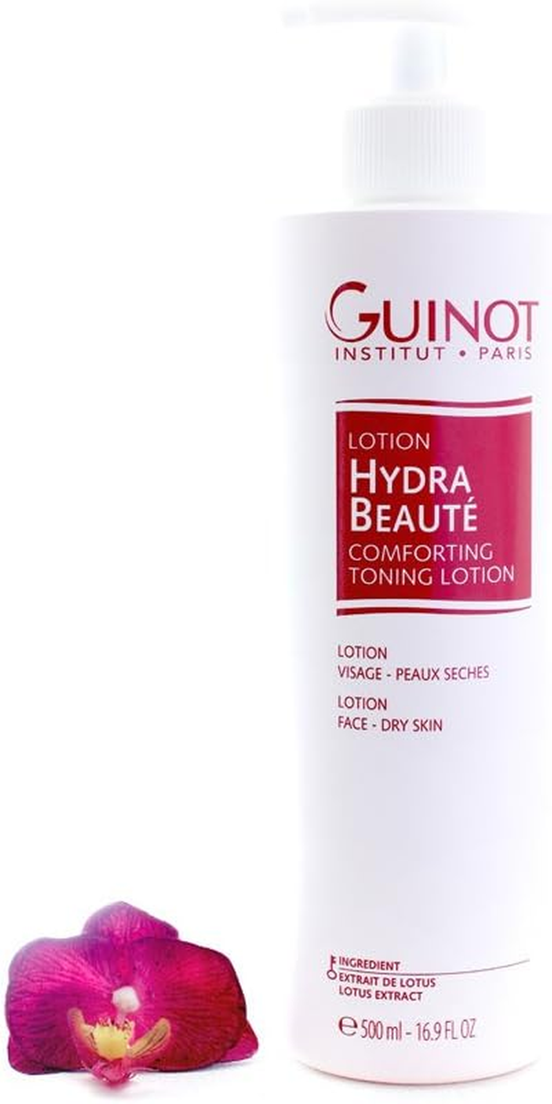 Guinot Lotion Hydra Beaute - Comforting Toning Lotion 500Ml (Salon Size)