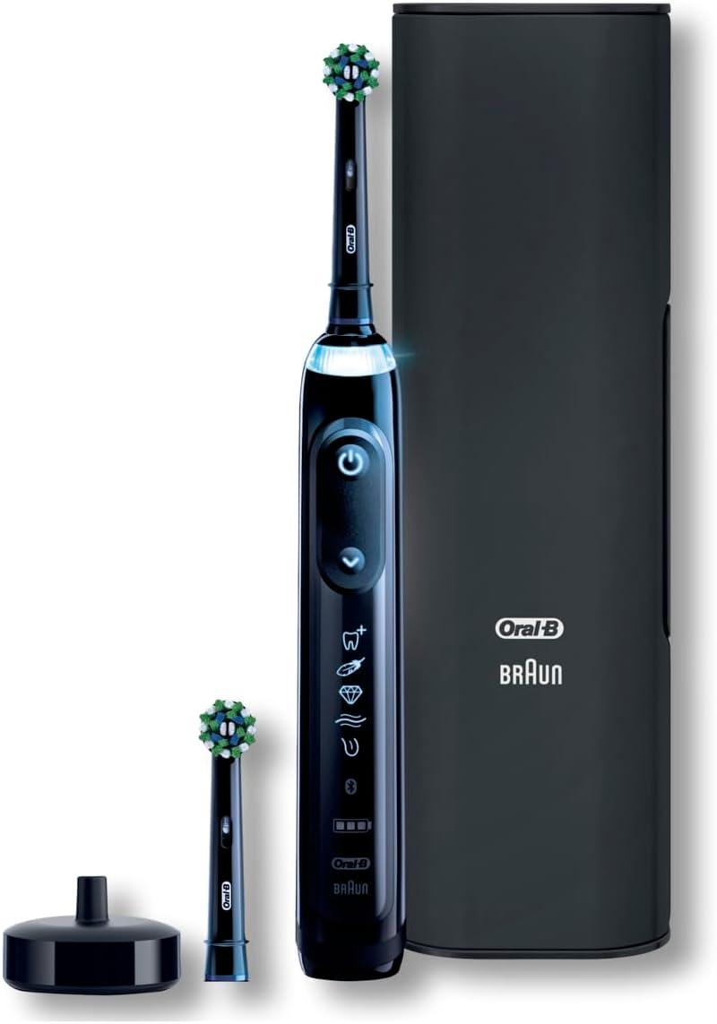 Oral-B Genius X Deep Clean Electric Toothbrush with Travel Case & Multivoltage Charger, Black image number 4