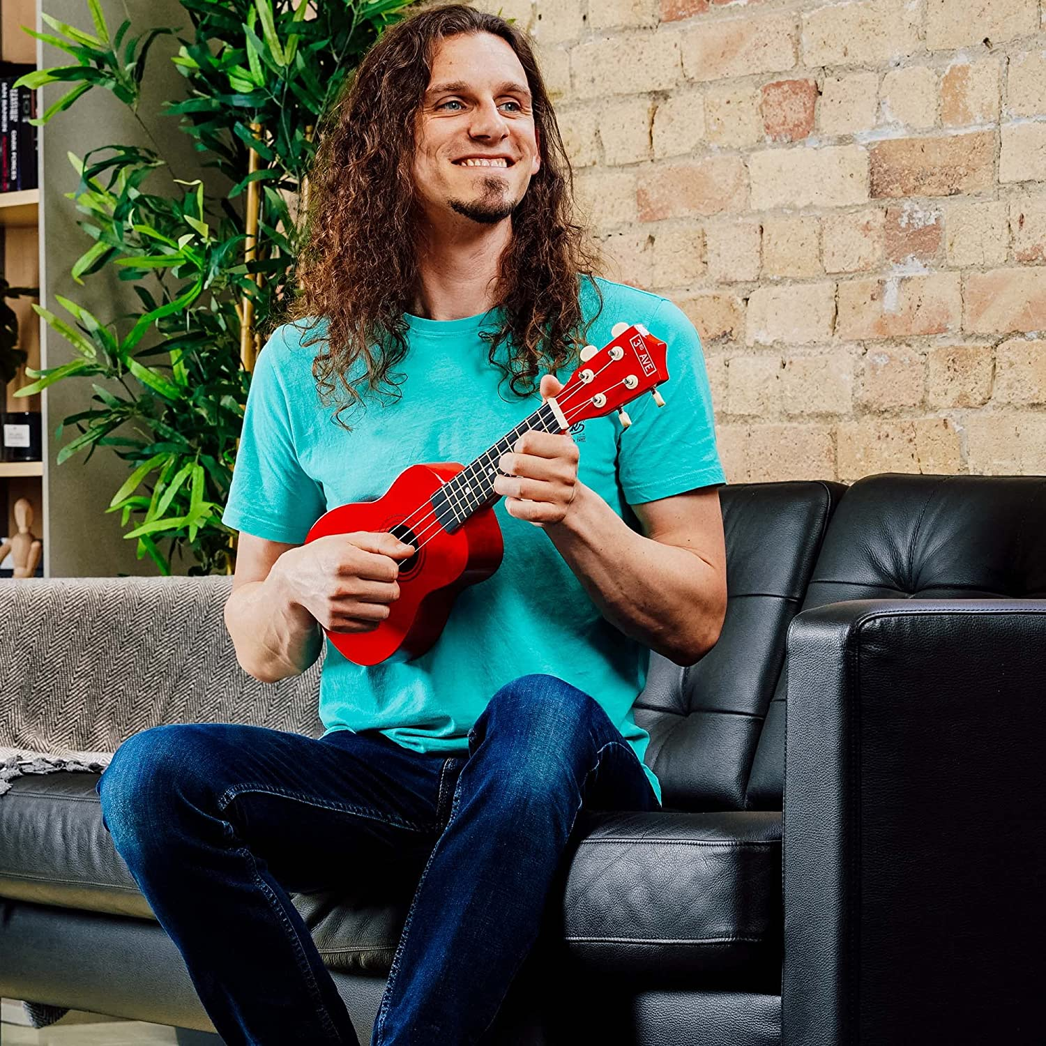 3Rd Avenue Soprano Ukulele Beginner 21 Inch 4 Nylon Strings with Free Uke Bag &ndash; Red image number 3