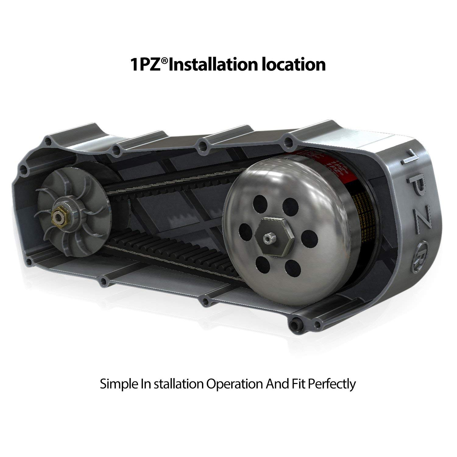 1PZ DB1-P30 Drive Belt for 30 Series Manco 5959 Comet 203589 Go Kart TAV30 TAV2 Ken-Bar Karts Carter Kartco 5Hp-7Hp Engine Murray Baja Stens Rotary (Pack of 3) image number 4