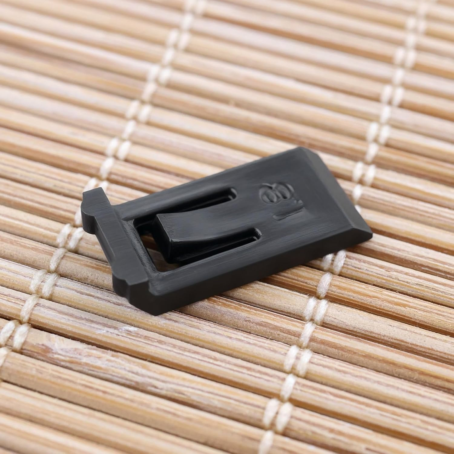 Ecsing 10X Hinge Restrictors Angle Stops Hinge Clip Compatible with Blum 74.1103 for 107 Degree Hinges Black(16.5Mm X 7.4Mm X 1.8Mm) image number 1