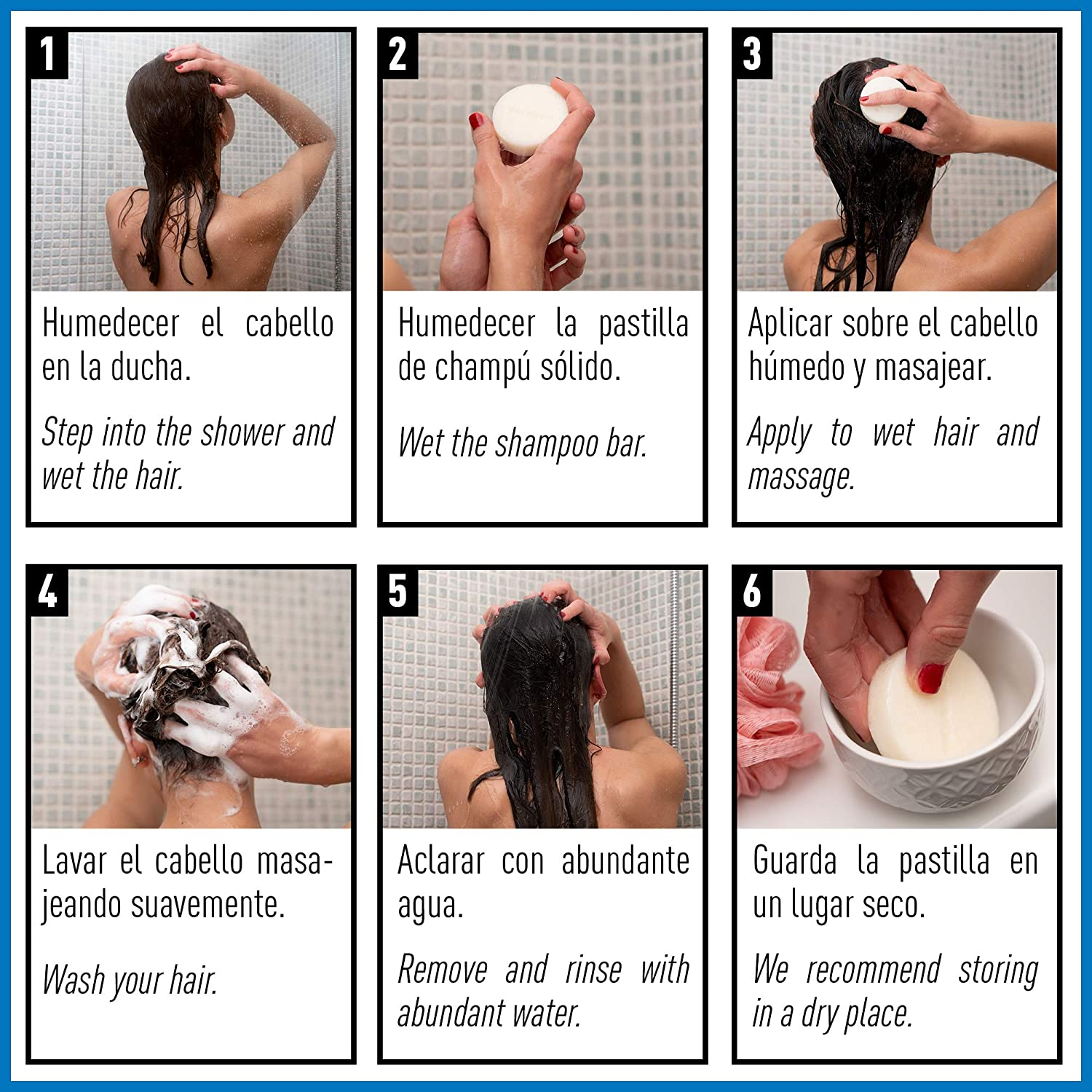 Valquer Shampoo Bar, Sulfates Free, Soap Free, No Plastics, 100% Vegan and Cruelty-Free - Zero Waste & Eco-Friendly 50 Gr (All Types Hair). Foaming Effect image number 1