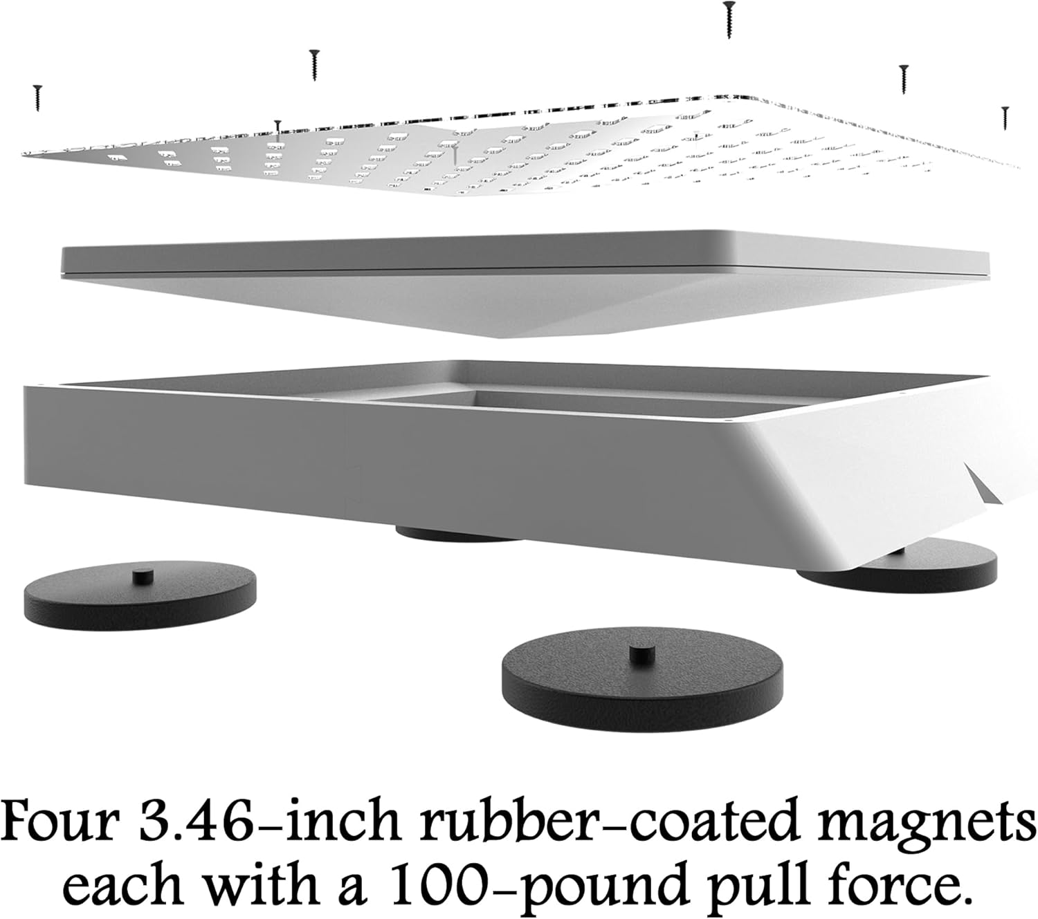 Starlink Mini Magnetic Mount &ndash; Magnetic Quick Release for Rvs, Vans, Boats &ndash; UV Resistant, High Temp Durable, 400 Lbs Strong Hold &ndash; Starlink Mini Roof Mount Kit image number 1