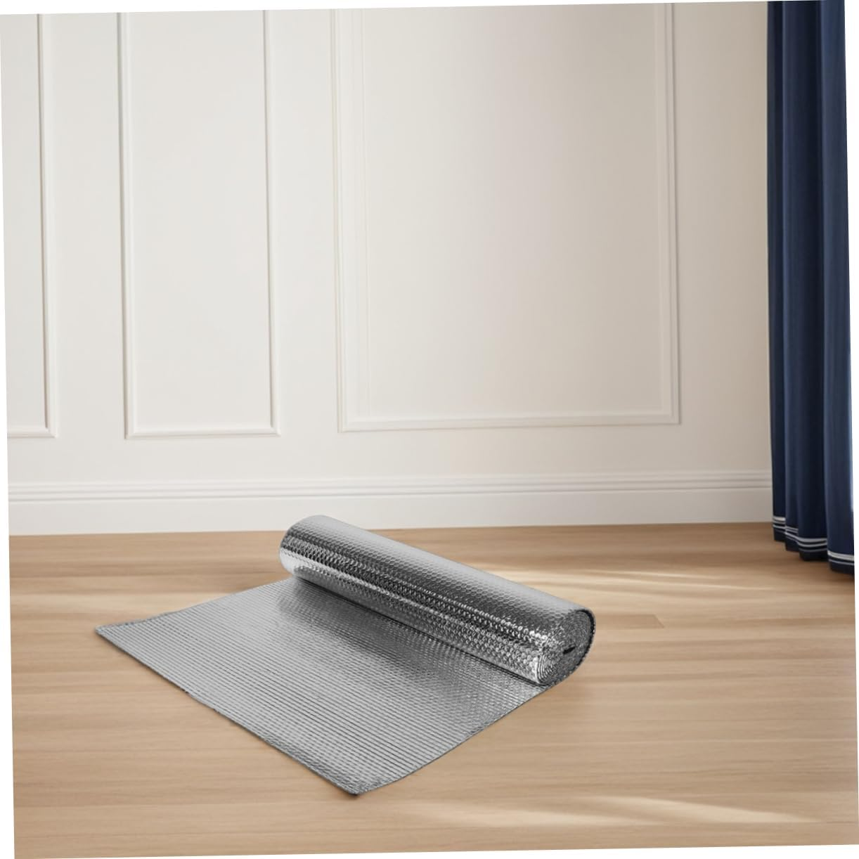 COHEALI Reflective Bubble Insulation Roll Thermal Barrier for Windows and Roofs 3M X 60Cm Aluminum Foil Heat Reflective Film Self-Adhesive Insulation Solution image number 2