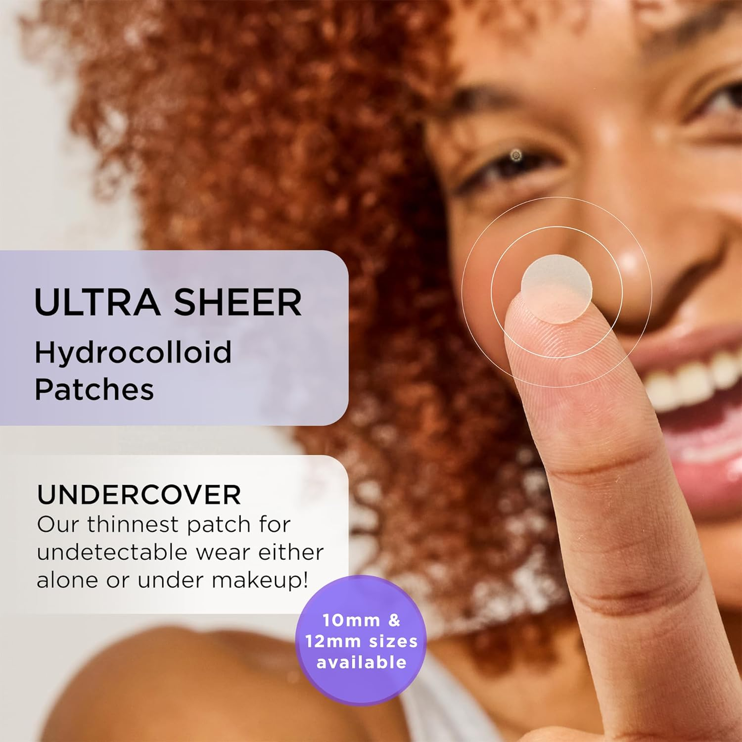 Zitsticka Invisible Pimple Patches for Face, Hydrocolloid Patches, Ultra-Thin Clear Azelaic Acid & CICA Blemish Patches, Pimple Stickers (UNDERCOVER 36 Count) image number 3