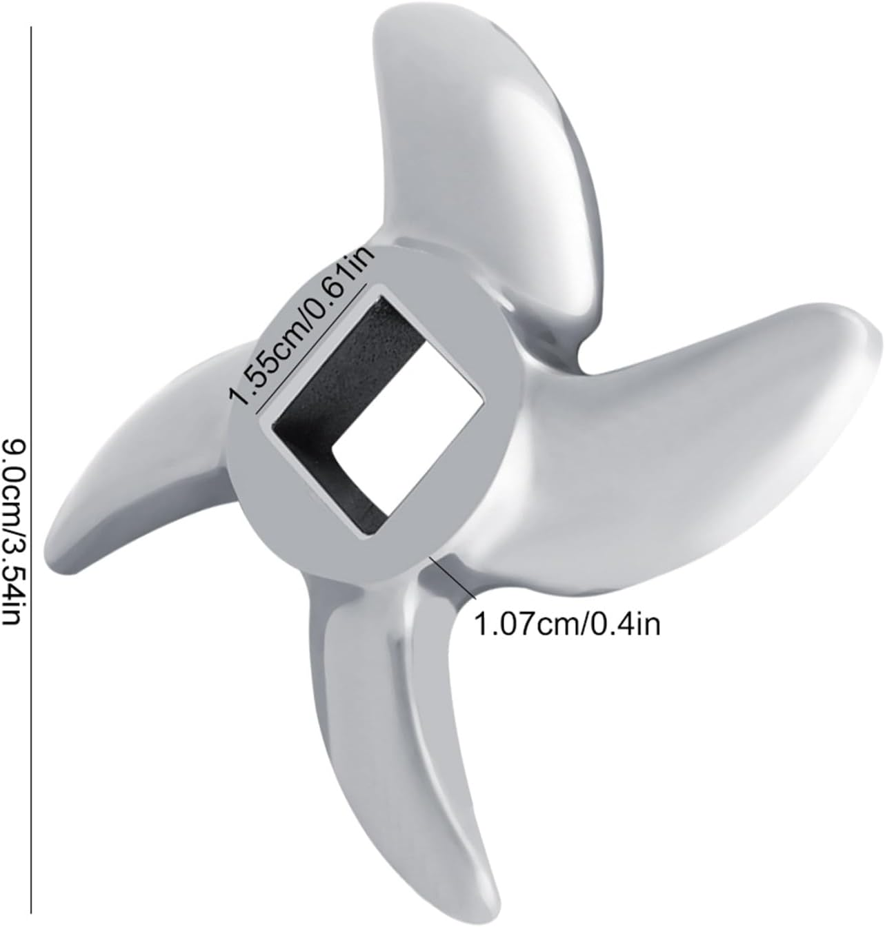 Oumefar High Quality Robust and Durable Mincer Blade Stainless Steel Mincer Blade Meat Grinder Knife Restaurant Kitchen for Home (32#) image number 2