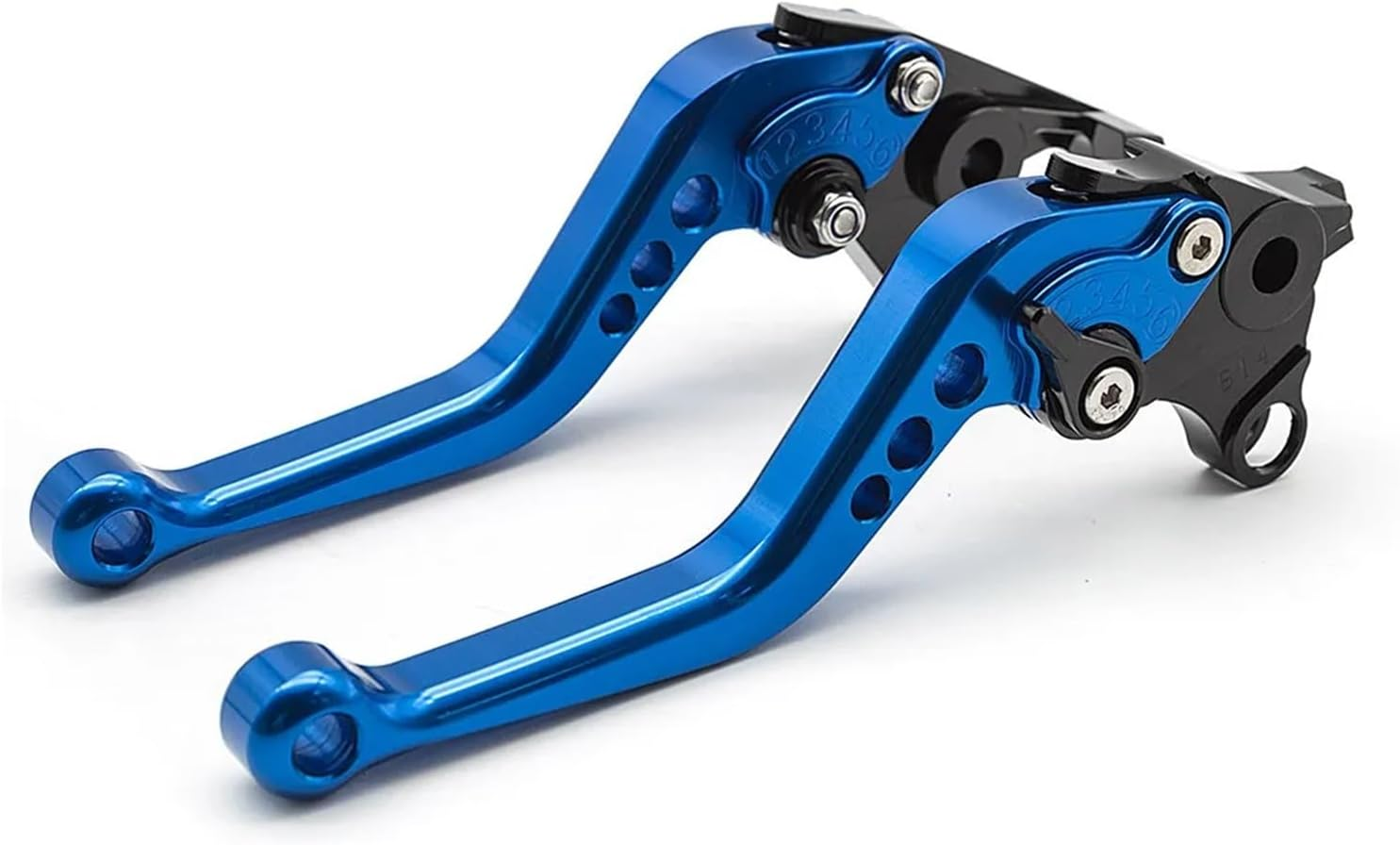 Fit for Husqvarna 701 Supermoto Enduro 2017 2018 2019 2020 2021 2022 2023 CNC Motorcycle Adjustable Brake Clutch Lever Accessories(Blue 147Mm)