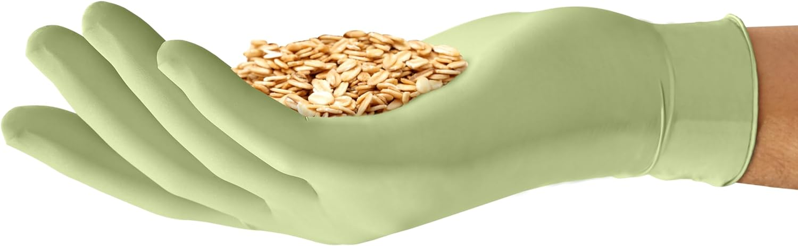 Gloveon COATS Latex Gloves, Powder-Free, Colloidal Oatmeal, Medical Grade, Food Safe, Disposable (100 Count) image number 1