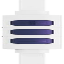 Auriculares in Ear Astro A03 Blanco/Morado image number 2