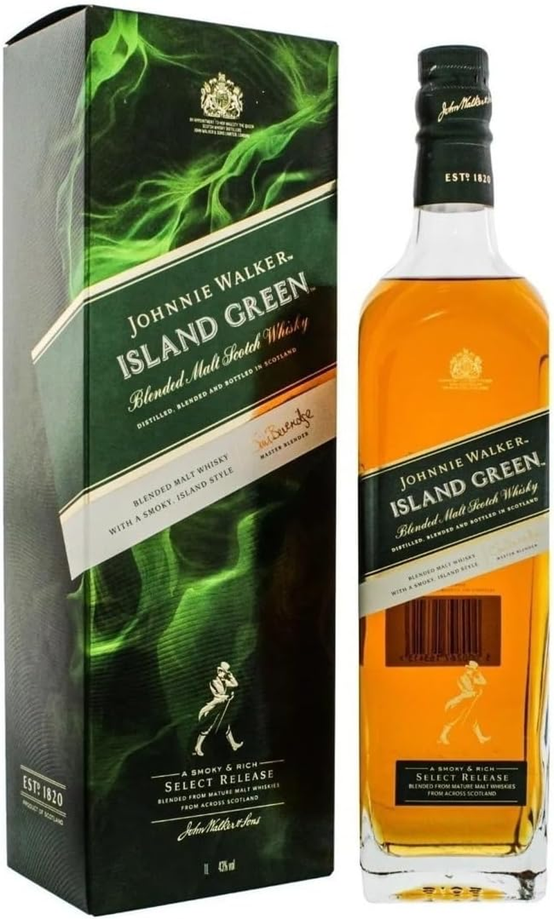 Johnnie Walker Island Green Blended Malt Scotch Whisky 1L