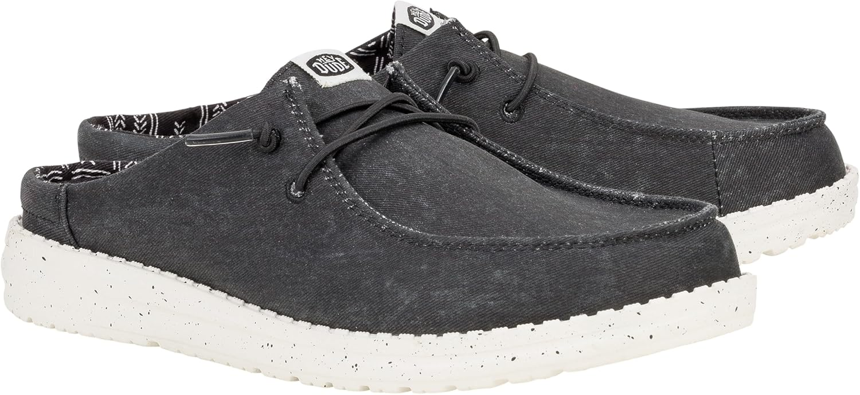 HEYDUDE Women'S Wendy Stretch Canvas Slip on Casual Shoes