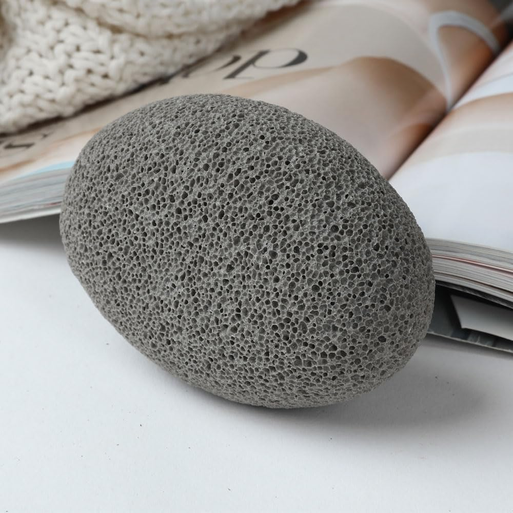 Foot Pumice Stone for Feet, Borogo Lava Pedicure Tools Hard Skin Callus Remover for Feet and Hands - Remove Dead Skin, Heels, Elbows image number 6