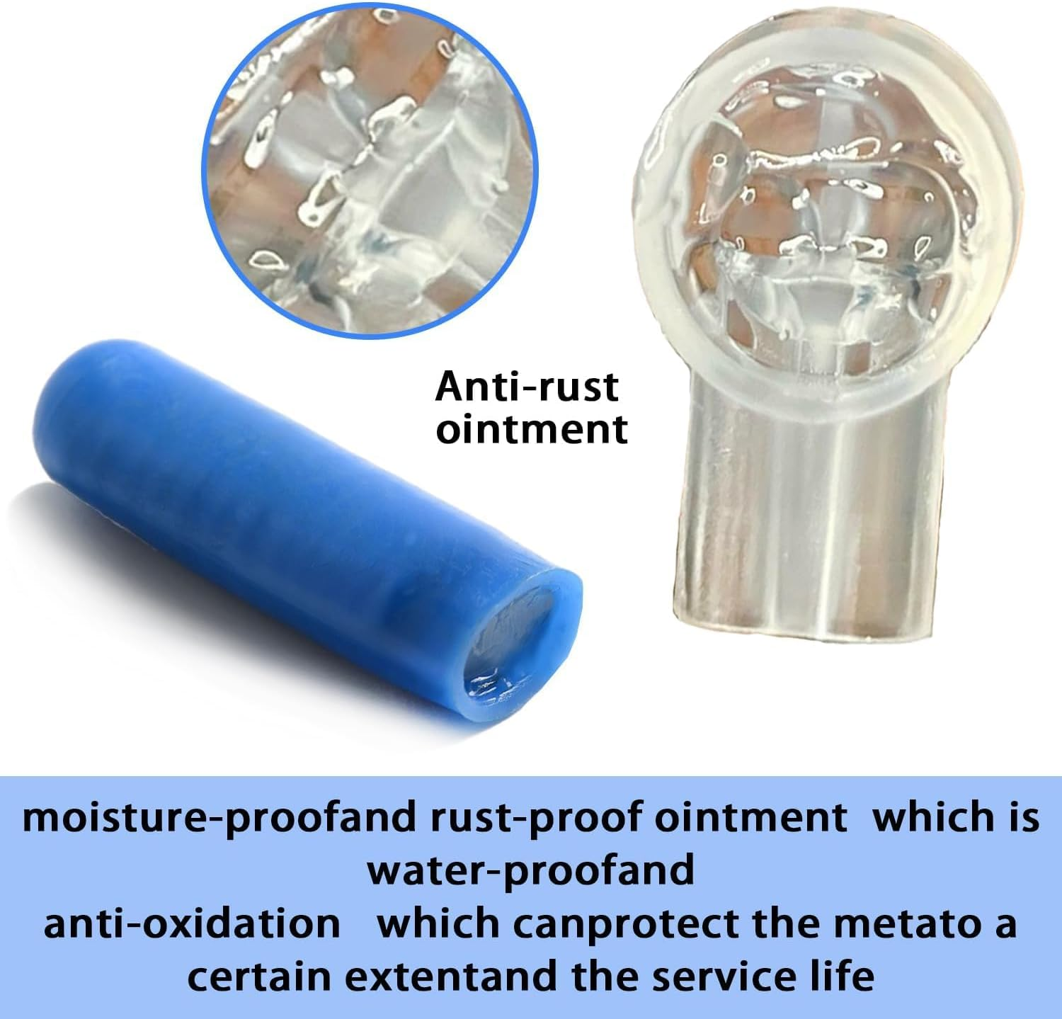 Aikoolwer Phone Wire Butt Telephone Splice Connectors 260PCS Data Phone Wire Butt Splice Ports UY/UR/UB/K5/B Data Wire Terminal Crimp Kit Waterproof Gel Splice with Crimping Tool image number 5