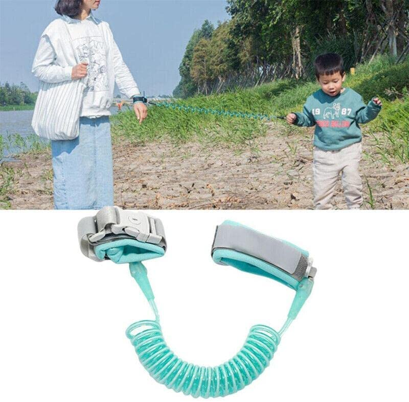 Anti Lost Wrist Link, Toddler Safety Leash Baby Toddler Kids Strap Wrist Leash Safety Walking Anti-Lost Harness Hand Belt 8.2 Feet - Blue image number 4