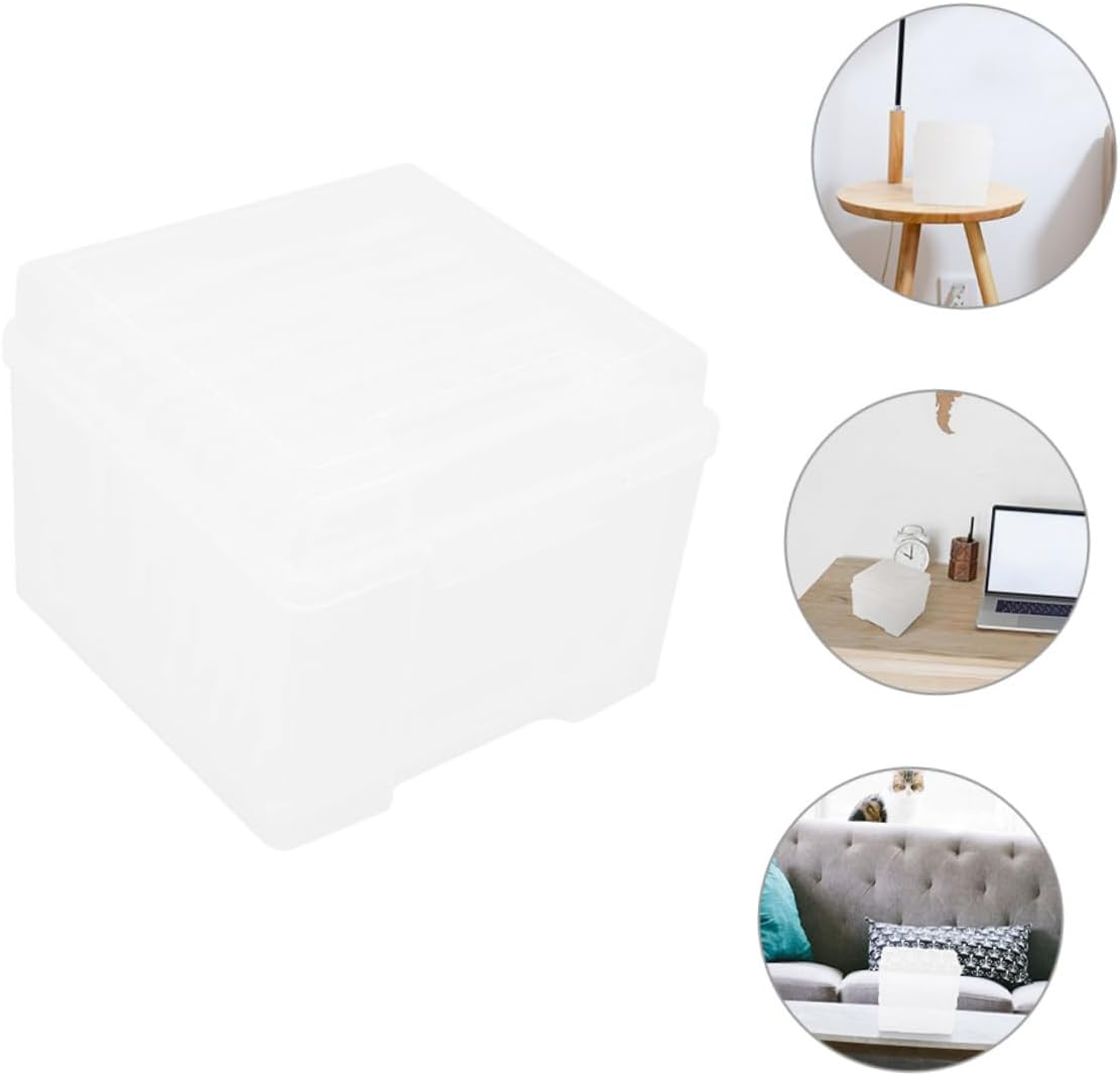 KOMBIUDA Sealing Cards Box Multi-Functional Photo Container Reusable Storage Box for Postcards Picture Holder Case image number 1