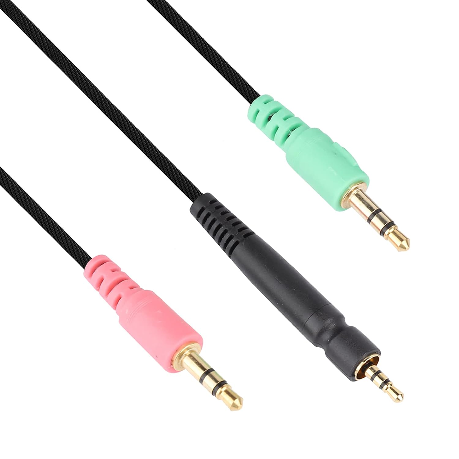 Gaming Headset Cable - 3.5Mm Gold Plated Plug for G4ME ONE, PC373D, PC37X, GSP350, 500, 600 - High-Fidelity Sound image number 4
