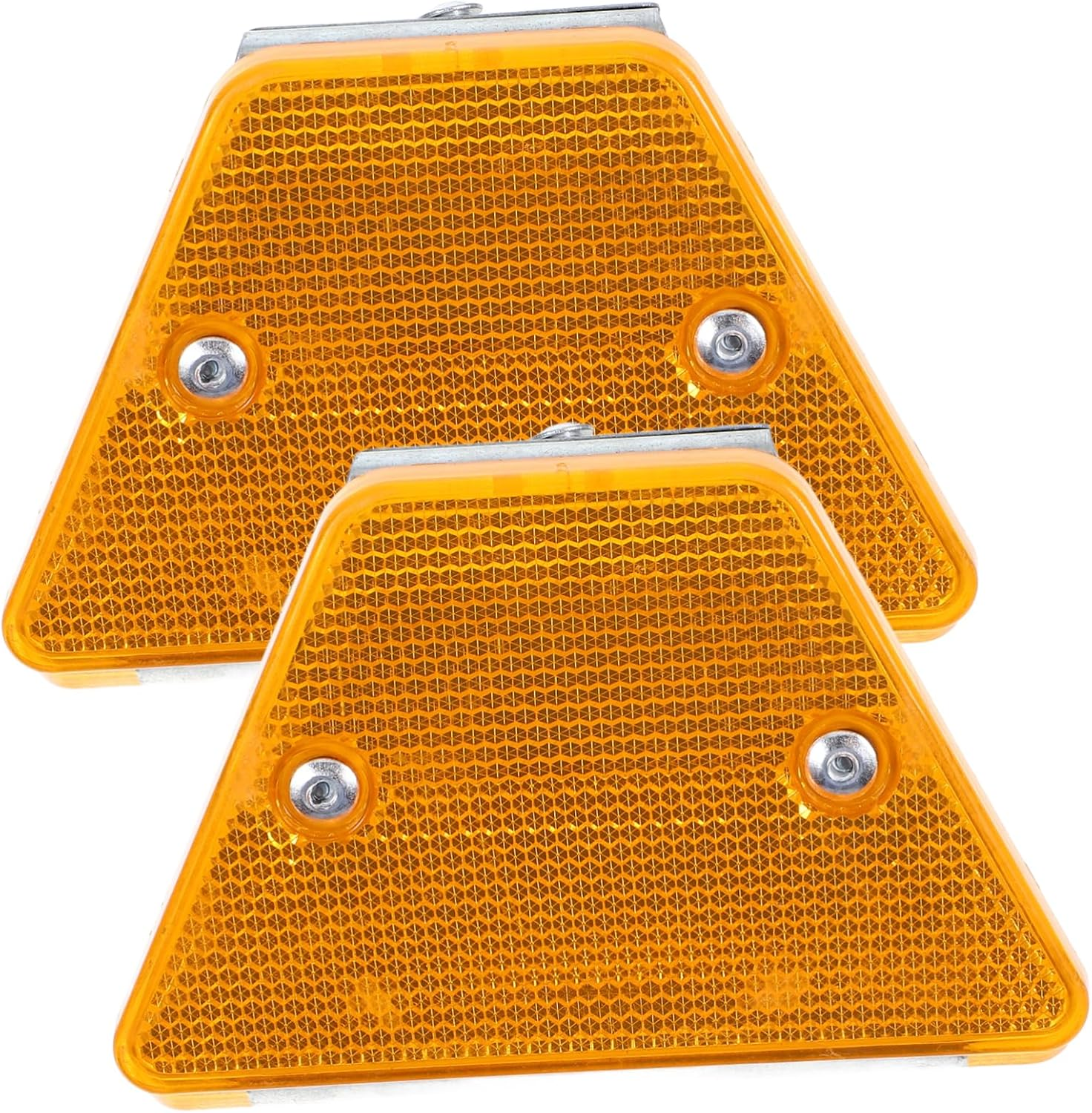 ULTECHNOVO 8Pcs Trapezoidal Road Reflectors Reflective Road Delineators for Highway Nighttime Driver Safety image number 2