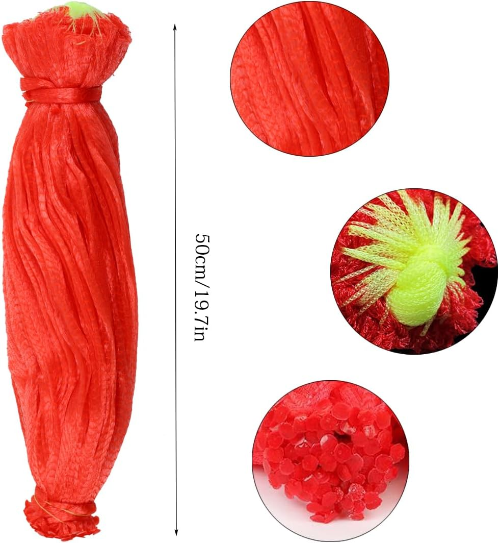 100 Pieces Melon Hammocks Melon Nets Bags, Reusable Cantaloupes Mesh Net Watermelon Nets with Drawstring for Growing Cantaloupe, Watermelon, Vegetables, Honeydew in Vertical Garden image number 2