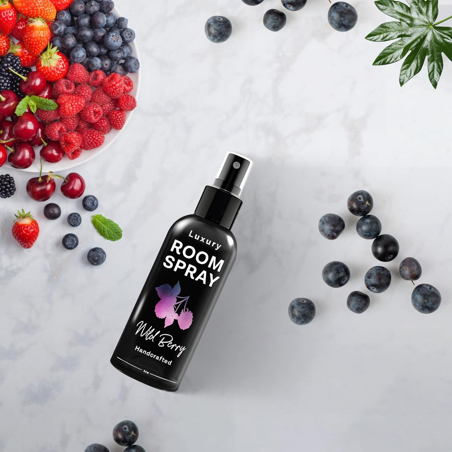 605Products - Wild Berry Air Freshener - Room Spray for Home, Bathroom, and Bedroom - Long Lasting Odor Eliminator with Essential Oils and Natural Ingredients - Home Fragrance Essential - 2 Pack image number 3