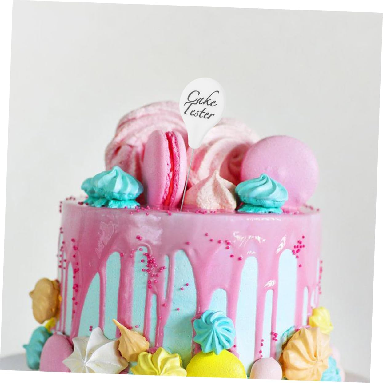 Luxshiny 6Pcs Stainless Steel Cake Test Stick Baking Cake Tester Probe Skewer for Kitchen Baking Tools Cupcake Tester Reusable image number 3