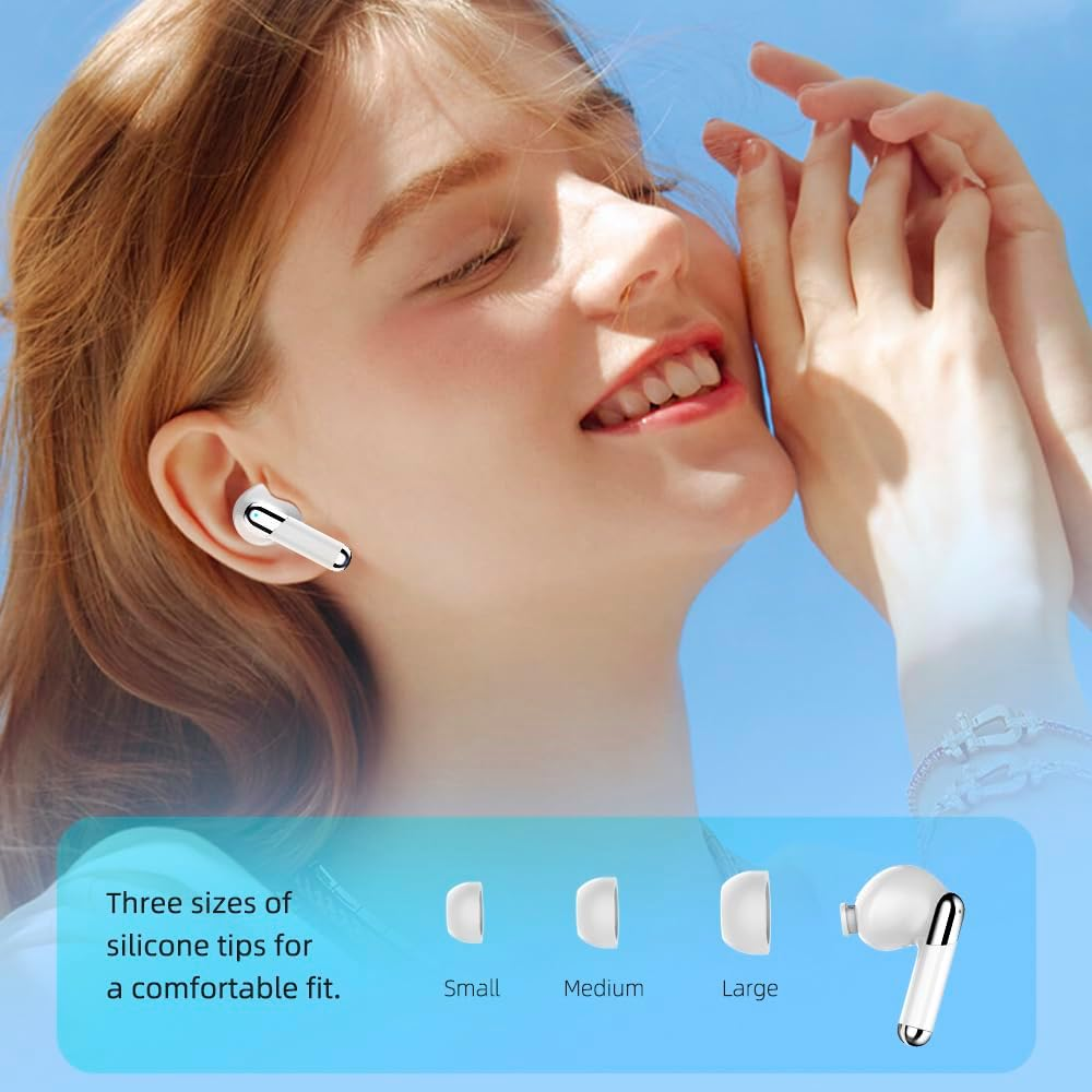 Noise Cancelling Translation Earbuds, Two-Way Bluetooth Translator Device in Real Time with 144 Languages, In-Ear TWS Translator Earbuds with App, Support for Calls, Music image number 6