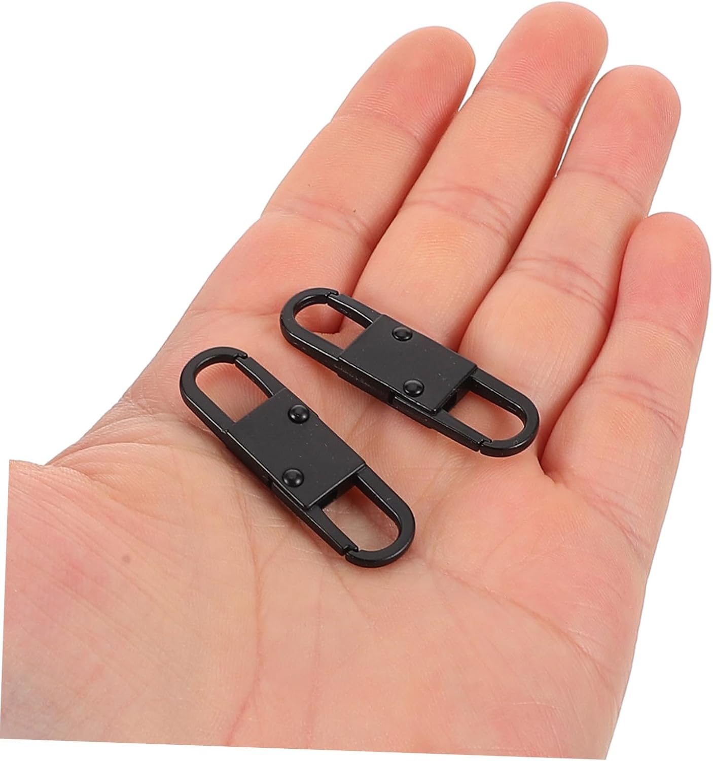 WOONEKY 20Pcs Theft Double Carabiner Clips Small Spring Gate Snap Hooks for Keys Luggage Handbags Metal Alloy Mini Clips for Travel and Outdoor Use image number 5