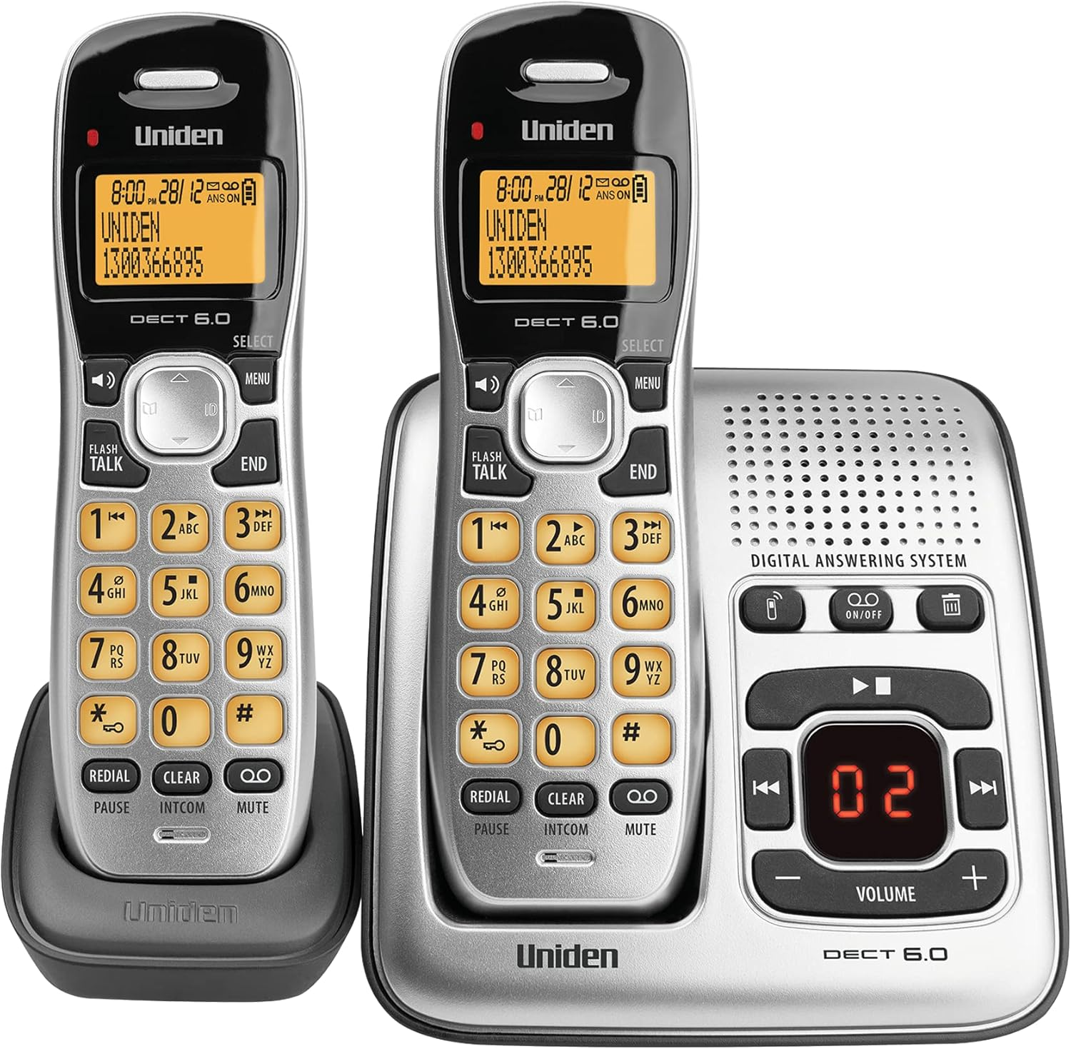 Uniden DECT 1735 + 1DECT Digital Phone System with Power Failure Backup^ image number 2