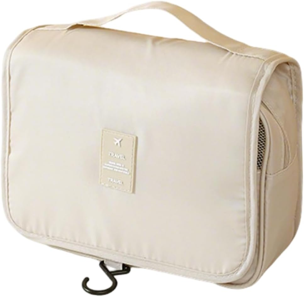 Vbvbip Foldable Travel Toiletry Bag - Waterproof Hanging Cosmetic Organizer with Clear Panel, Portable Makeup Pouch for Shower & Airplane Essentials​​ image number 4