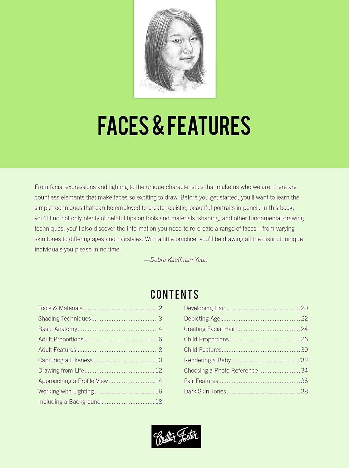 Faces & Features (Drawing): Learn to Draw Step by Step image number 5