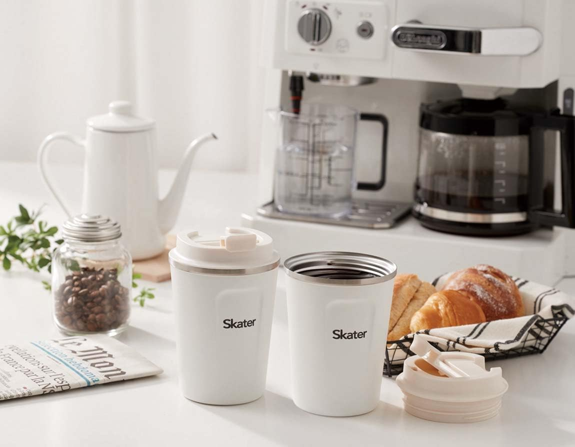 Skater STBC3F-A Coffee Tumbler, 11.8 Fl Oz (350 Ml), Thermal, Cold Insulation, Stainless Steel Tumbler, Mug, Kiki'S Delivery Service, Bird Cage, Studio Ghibli