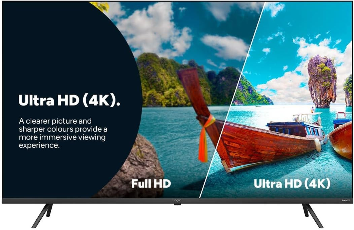 Kogan 55" QLED 4K Smart Compatible with Roku TV - R96Q - KAQL55R96KA - 55 Inch image number 2