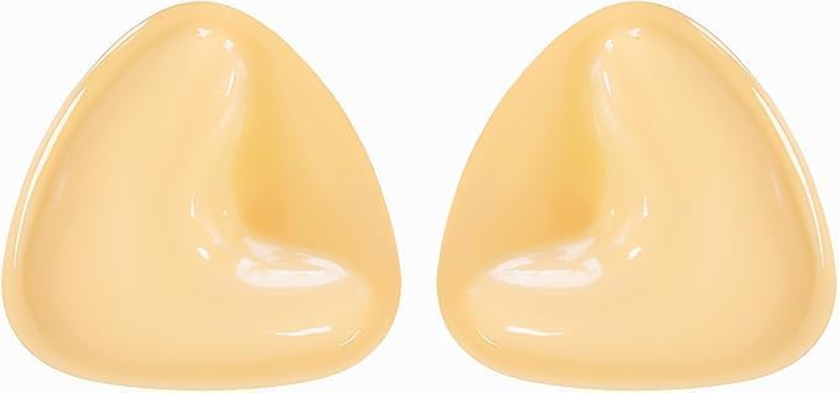 SZHENGSHAN Self Adhesive Push-Up Inserts, 1Pair a Cup Triangular Invisible Push-Up Pads,Sticky Bra Inserts Adhesive Bra Pad Push up Pads