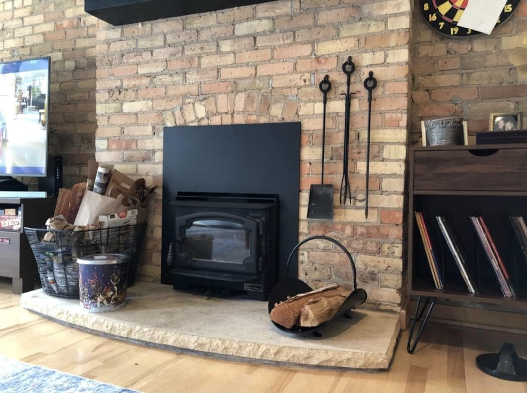 Rocky Mountain Goods Firewood Basket Holder Indoor - Decorative Finish Metal Log Holder - Fireplace Wood Rack Is Ideal Size for Indoor Use - Assembly Wrench Included - for Modern or Classic Home image number 3