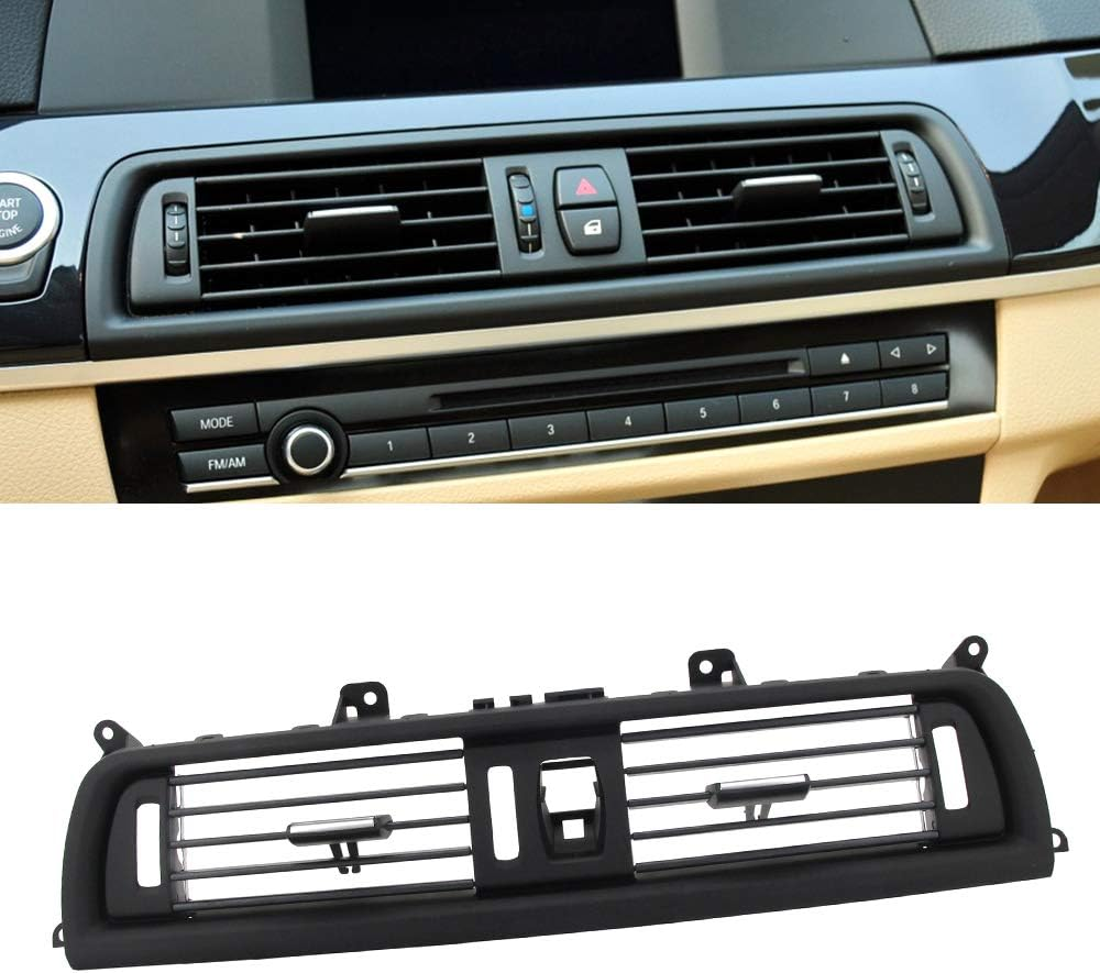 Front Air Grille AC Vent Replacement for BMW 5 Series Interior Central Dashboard Console Center Ventilation 520 523 525 528 530 535 550 F10 F18 2010-2016 image number 6