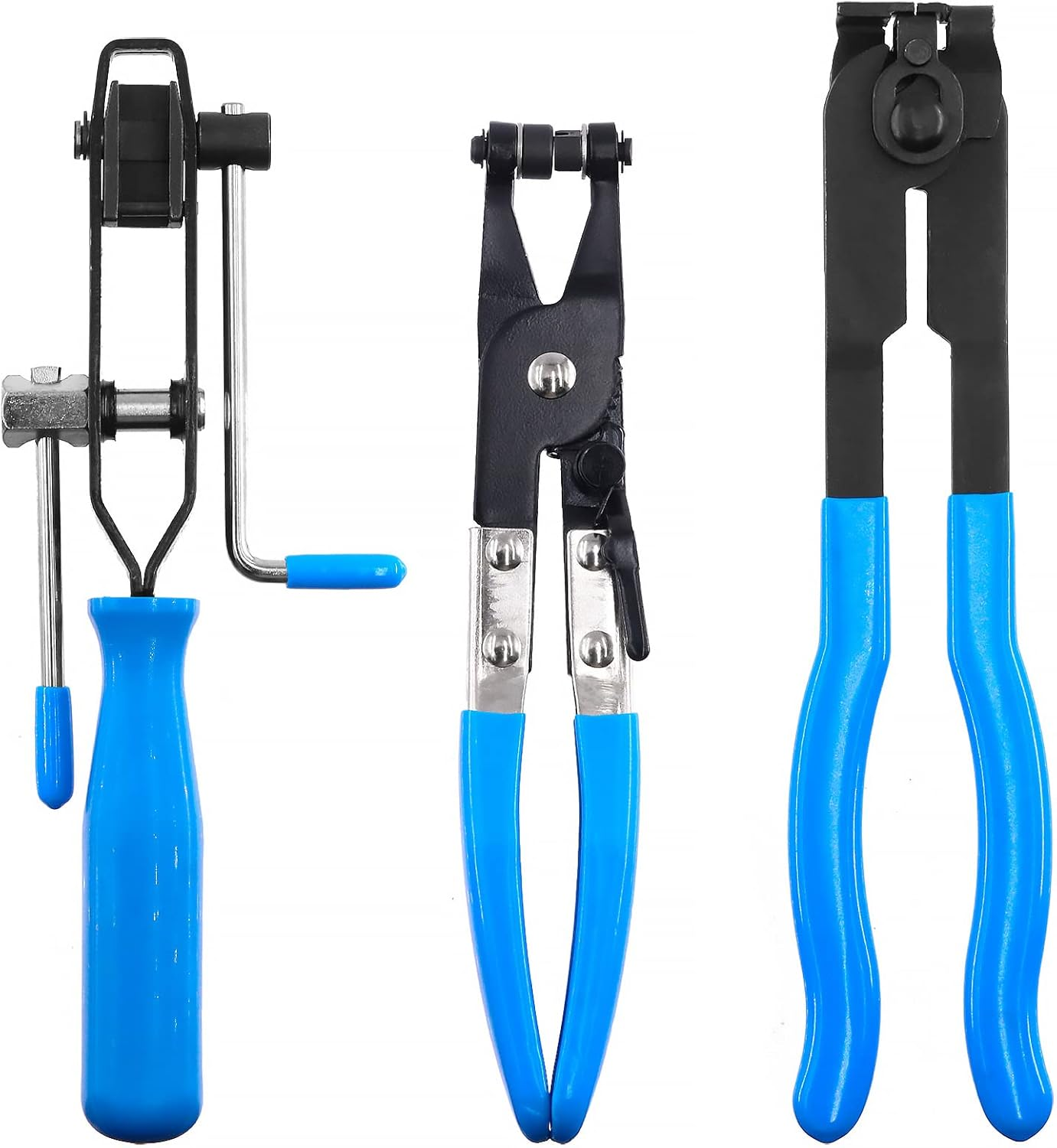 Keadic 3Pcs Universal Auto CV Joint Boot Clamp Pliers Tool Set Includes Ear Boot Tie Pliers Hose Clamp Pliers and Joint Banding Tool with Cutter, Car Repair Tool for Cooling System image number 6