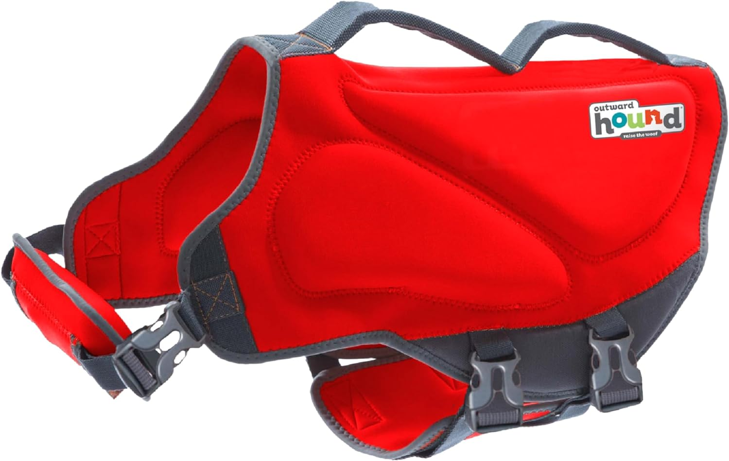 Outward Hound Dawson Swim Red Dog Life Jacket, XL image number 1