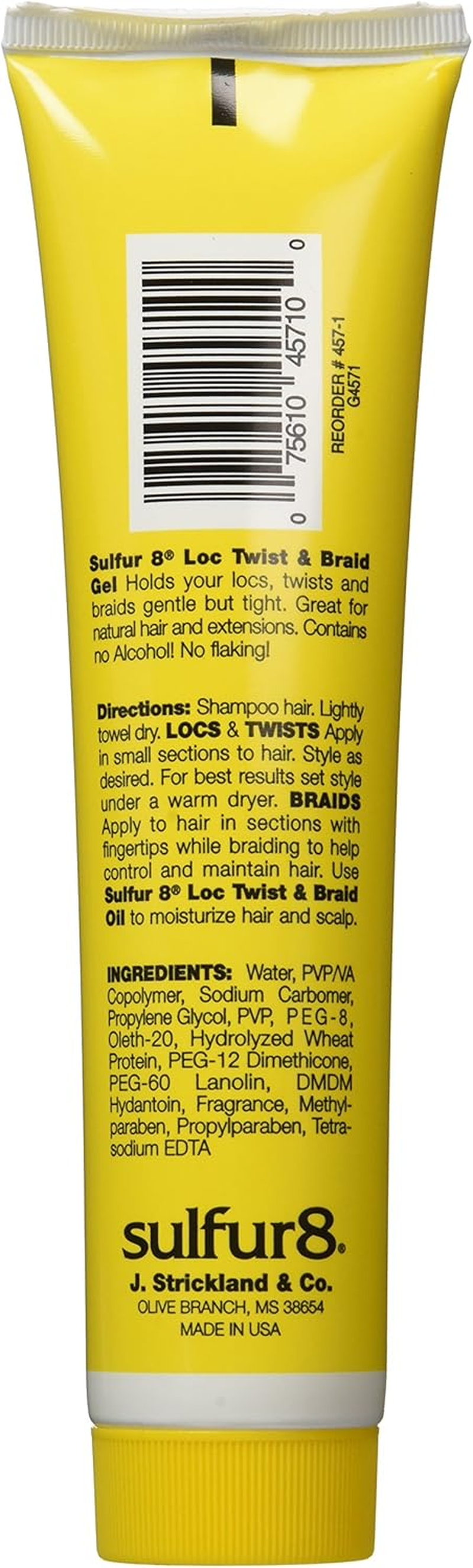 Sulfur8 Loc Twist and Braid Gel, 6 Ounce image number 1