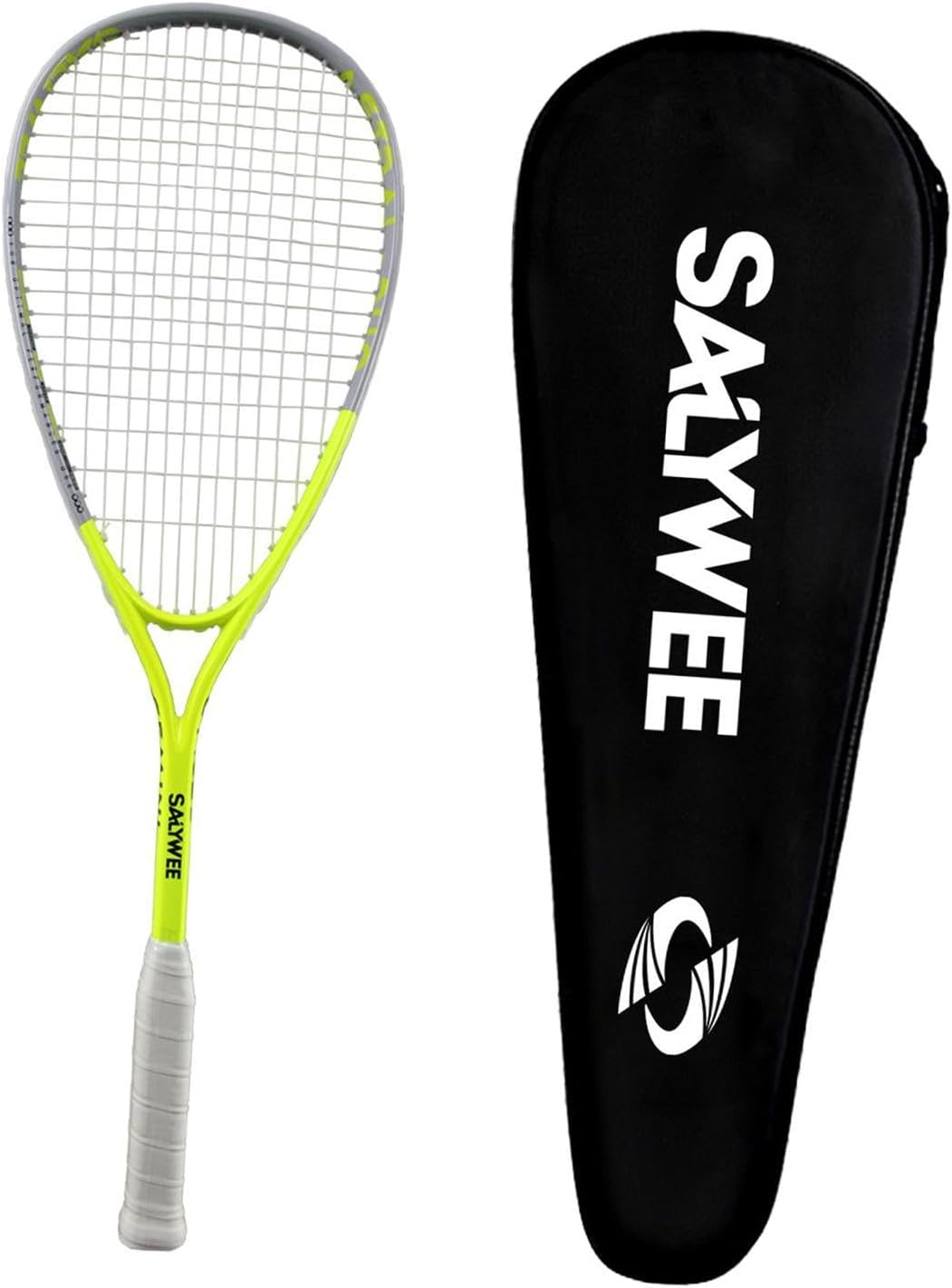 CAQYPVH Carbon Fiber Squash Racket, Squash Training Paddle, Outdoor Teardrop Squash Racket