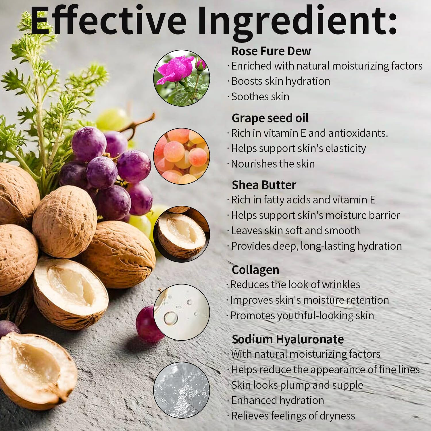 MISSEDSEN Body Lotion with Shea Butter and Rose, 300Ml, Moisturising for All Skin Types