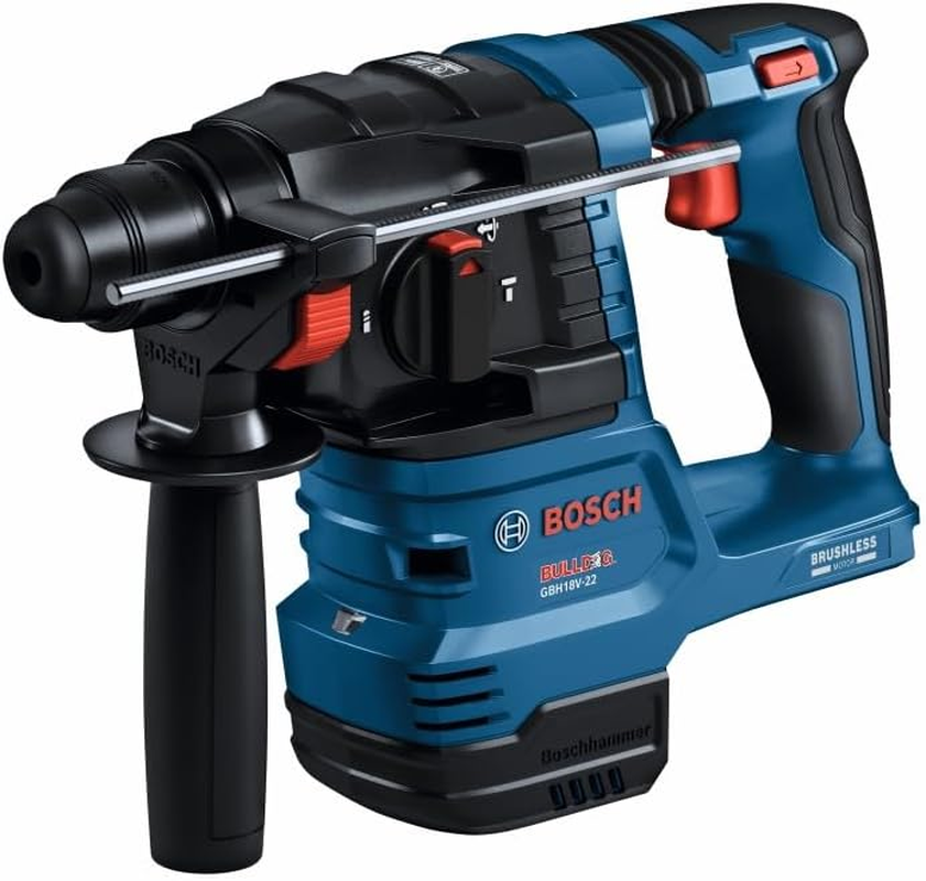 BOSCH GBH18V-22N 18V Brushless Sds-Plus&reg; Bulldog&trade; 3/4 In. Rotary Hammer (Bare Tool) image number 3