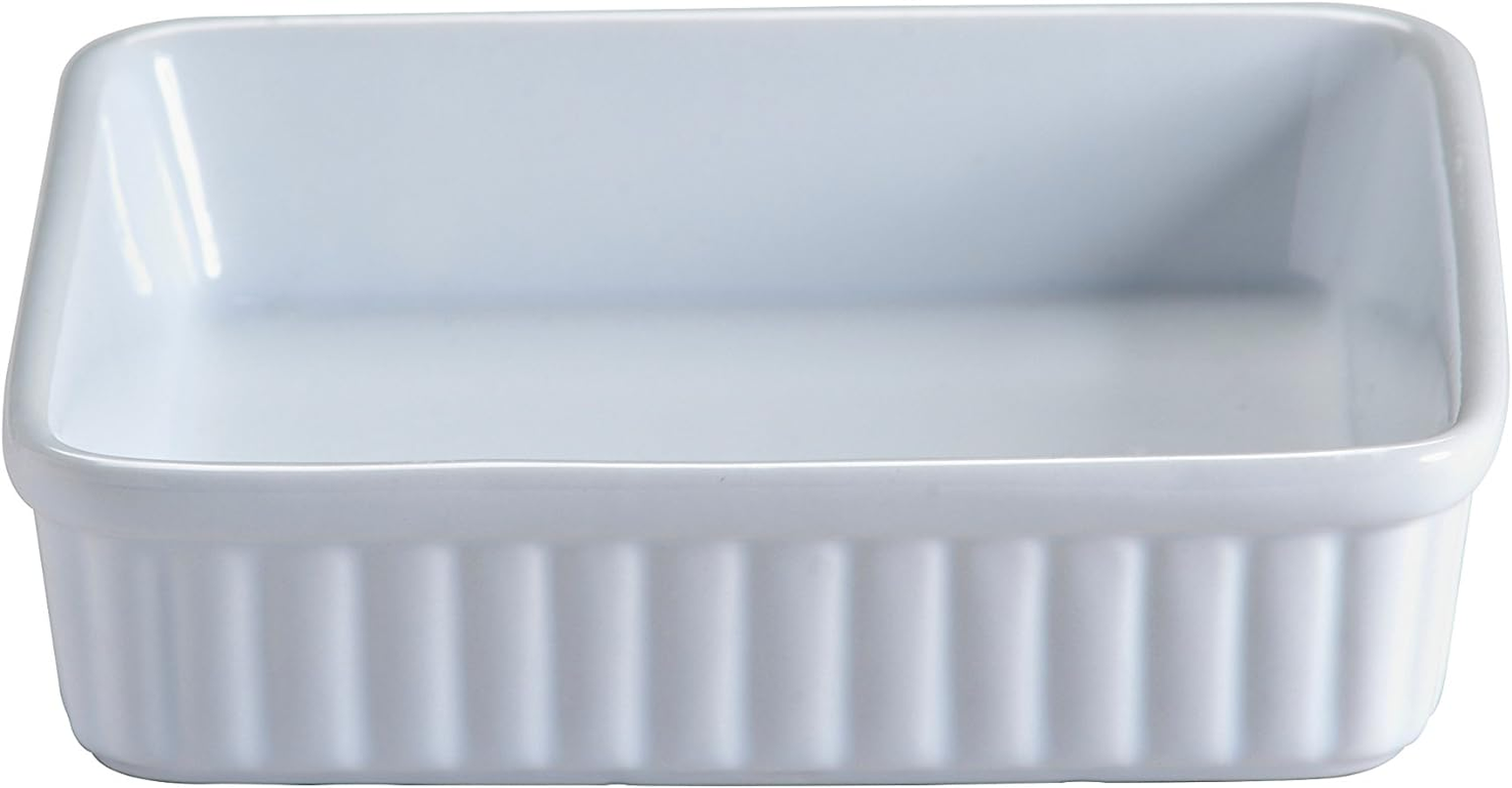 Mason Cash Classic Collection Stoneware Rectangular Roaster, 32.3 X 17.2X 6.6Cms, White 28417 image number 1
