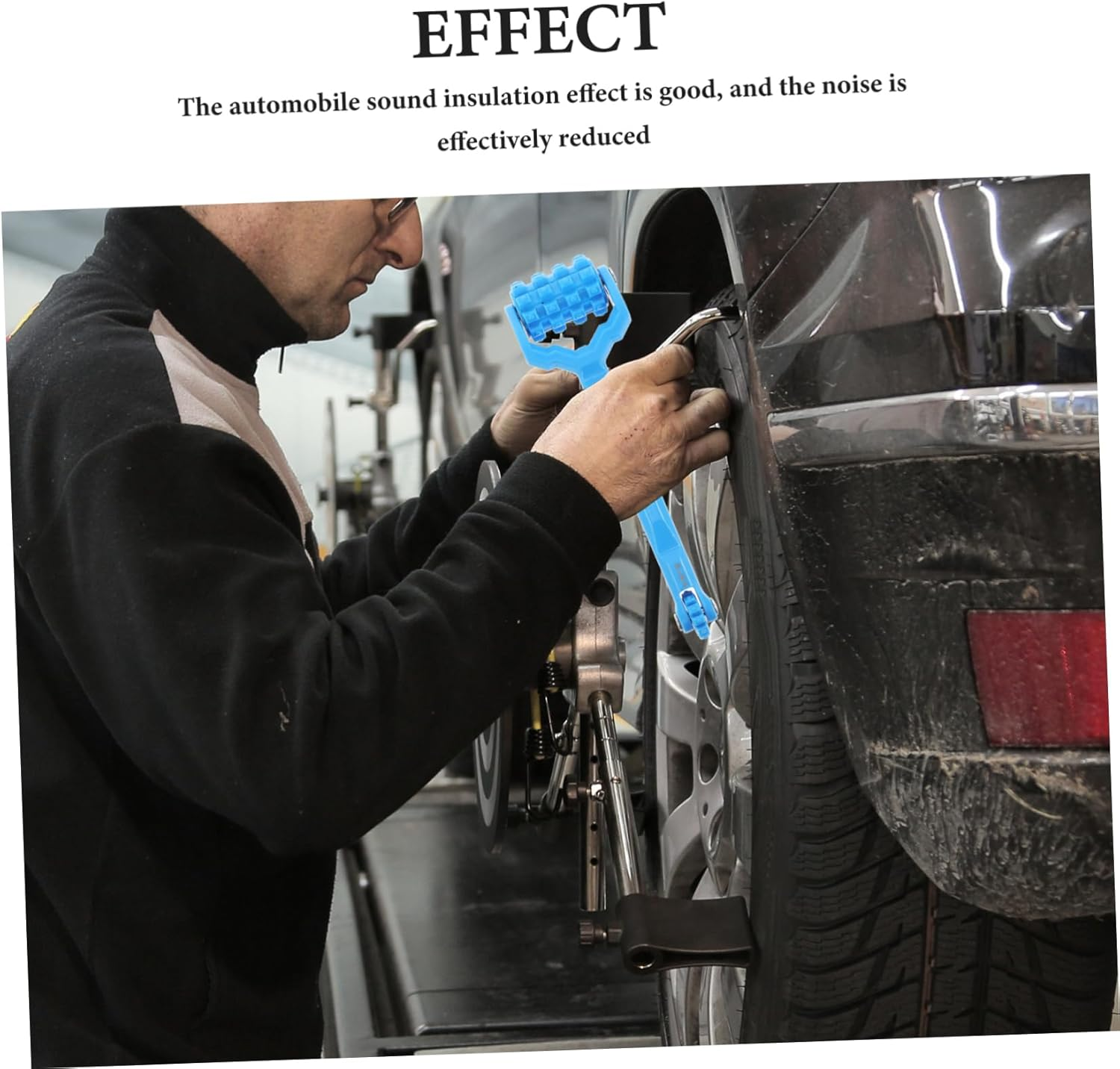 WEKADRIN Dual Head Sound Deadener Roller Tool for Cars Automotive Insulation Noise Reduction Versatile Hand Roller for Soundproofing Projects Easy to Use for Various Applications