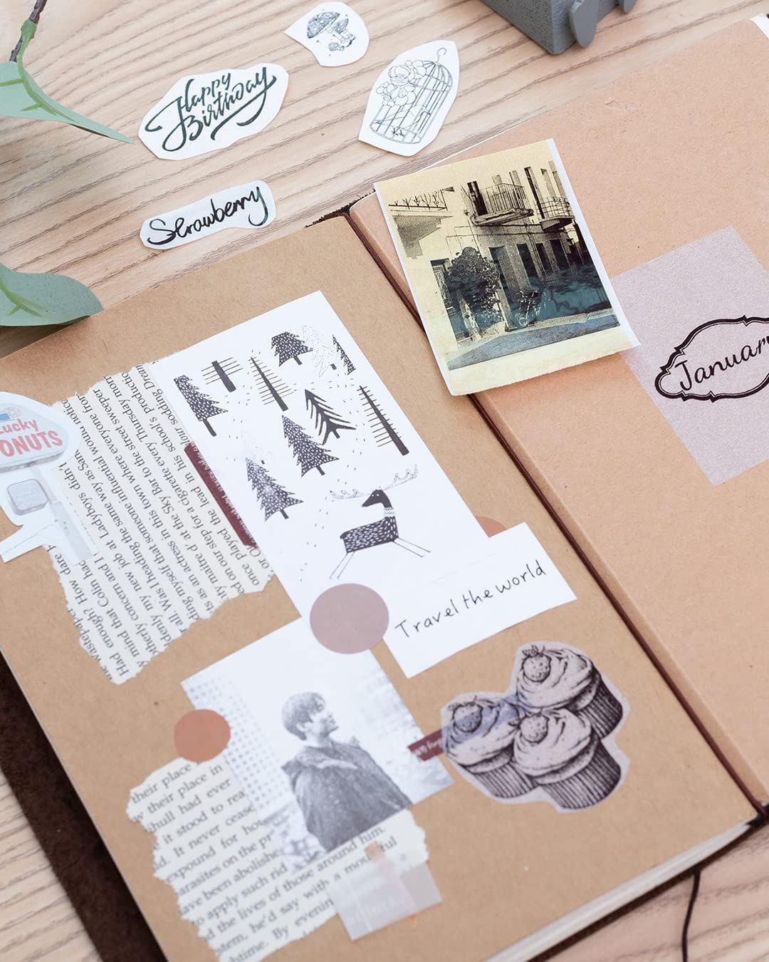 Phomemo White/Transparent/Semi-Transparent Adhesive Thermal Printer Paper 53Mm, Compatible with Phomemo M02/M02S/M02 PRO/M03/M04S Mini Printer, Black Text, 3 Rolls, Suitable for Notes, List, Sticker image number 2