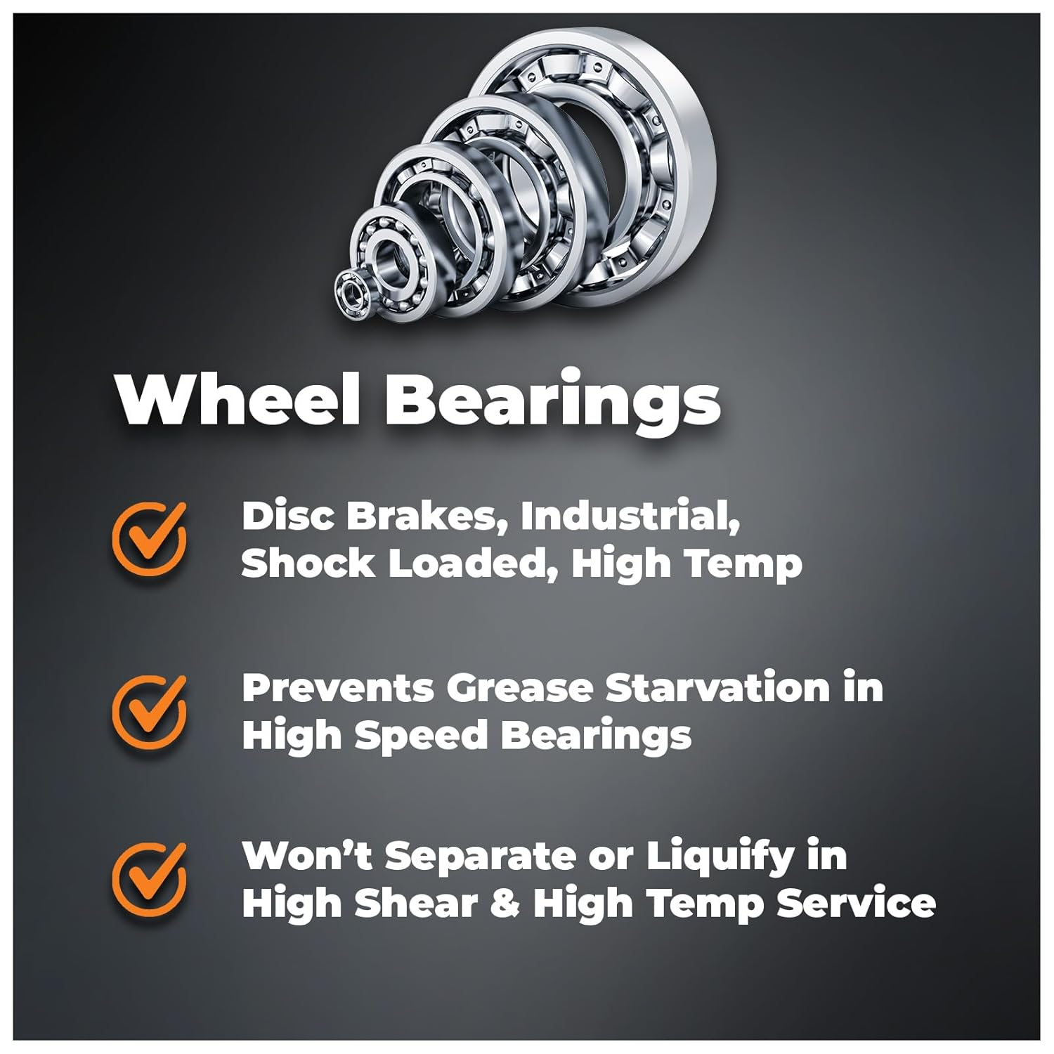 TRIAX Spheron (NLGI-2) Lithium Complex High Temp Grease: Super Heavy Duty - Ultra Tacky - EP- Waterproof for 5Th Wheel, Joints, Pivots, Wheel Bearings, and Chassis (10 Pack - 14 Oz Tubes) image number 6