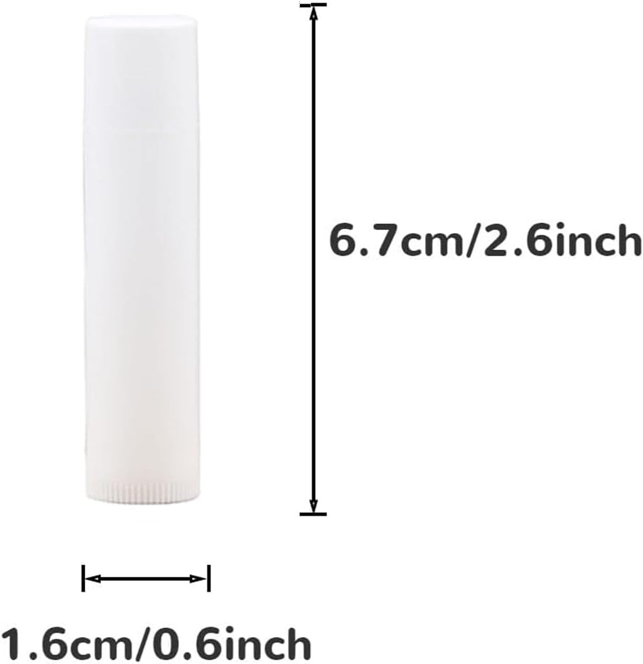 Paifeancodill Empty Lipstick Containers Clear Lip Balm Tubes, Plastic Empty Lipstick Container with Cap for Making, Travel Lip Balm Tube Containers, round Plastic Lips Balm Tube Secure Packaging image number 3