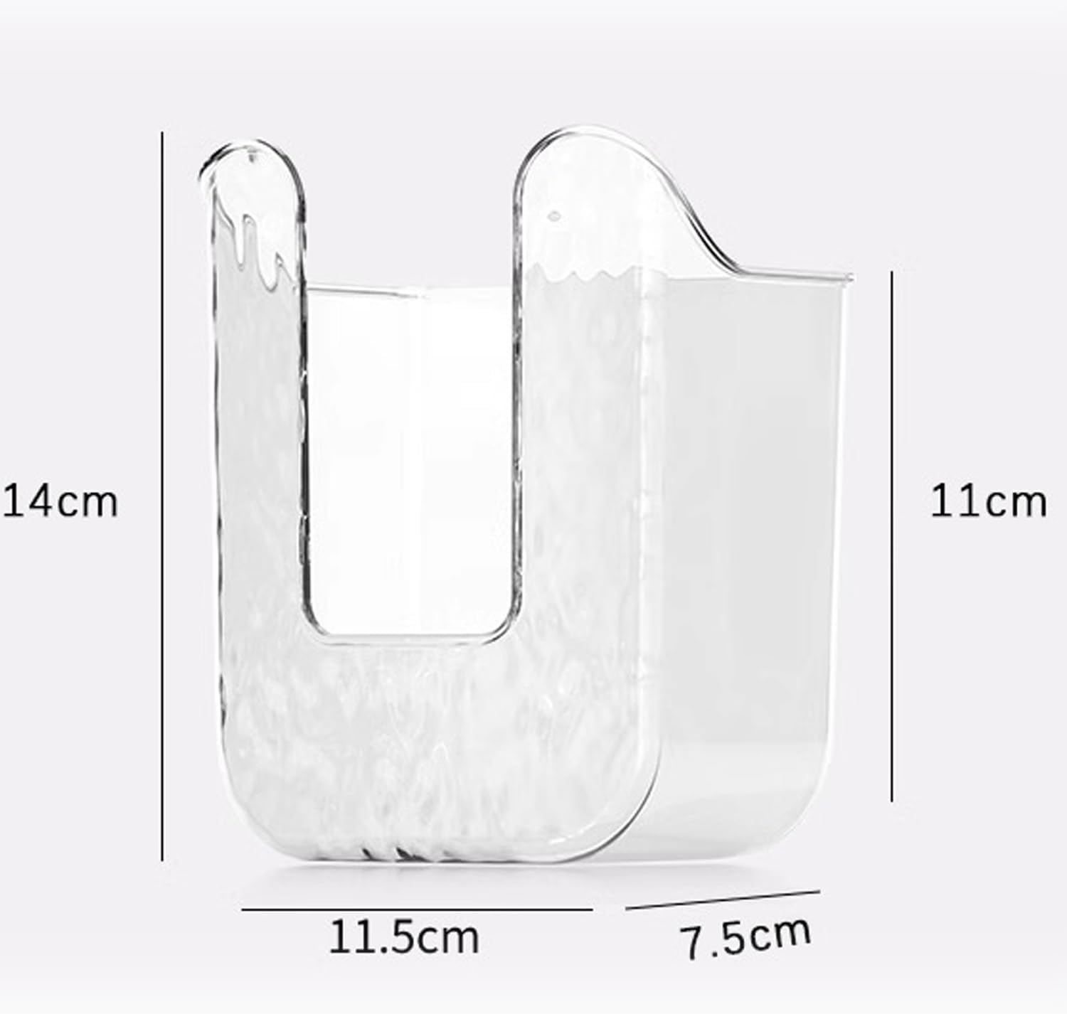 2Wet Wipes Dispenser Box, Kitchen Wipes Storage Box, No Punching Wipe Holder, Wall Mounted Tissue Box Holder, Refillable Wipes Container Box for Kitchen Bedroom Bathroom (Transparent) image number 6