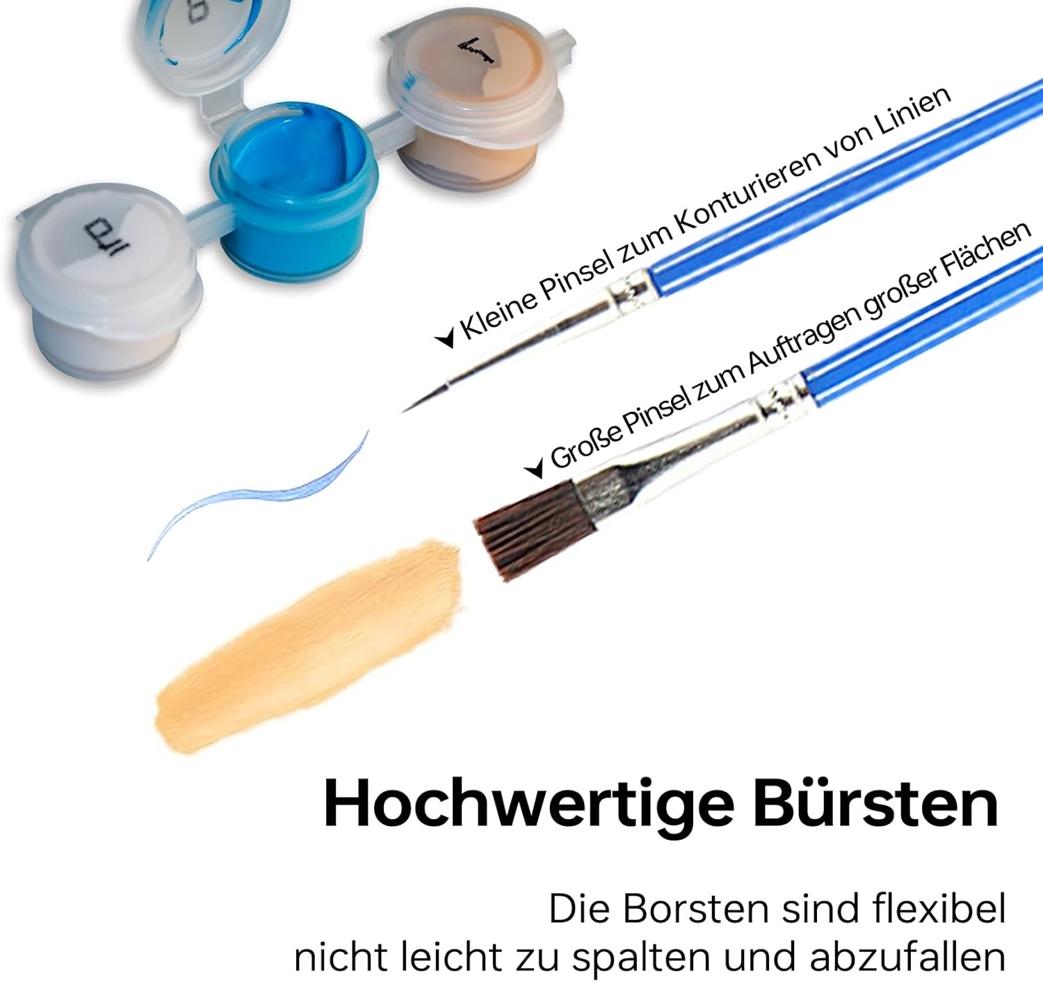 QDUODUO Football Painting by Numbers with Frame for Adults Beginners and Children from 6 Years, LM10 Football Paint by Numbers with Canvas Brushes Acrylic Pigment, 20 X 20 Cm Small DIY Hand-Painted - Cartoon Paint By Numbers Set Of 2 image number 7